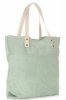Kožené kabelka shopper bag Vittoria Gotti mátová V8267